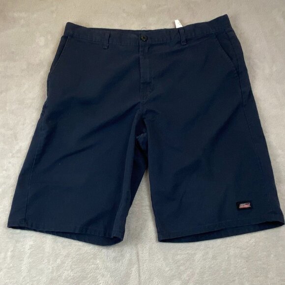 Dickies Mens Work Shorts Size 38 Chino Flat Front Casual Summer Classic Navy - Picture 11 of 12